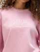 RSQ Womens Malibu Embroidered Crewneck Sweatshirt image number 5