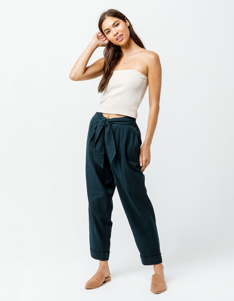 PATRONS OF PEACE Self Tie Front Womens Pants image number 3