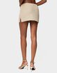 EDIKTED Goldy Metallic Knit Mini Skort image number 3