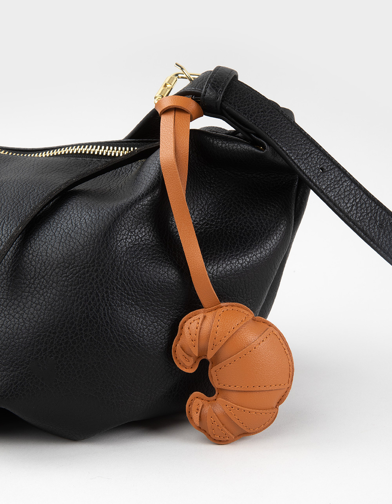 FULL TILT Croissant Faux Leather Bag Charm image number 2