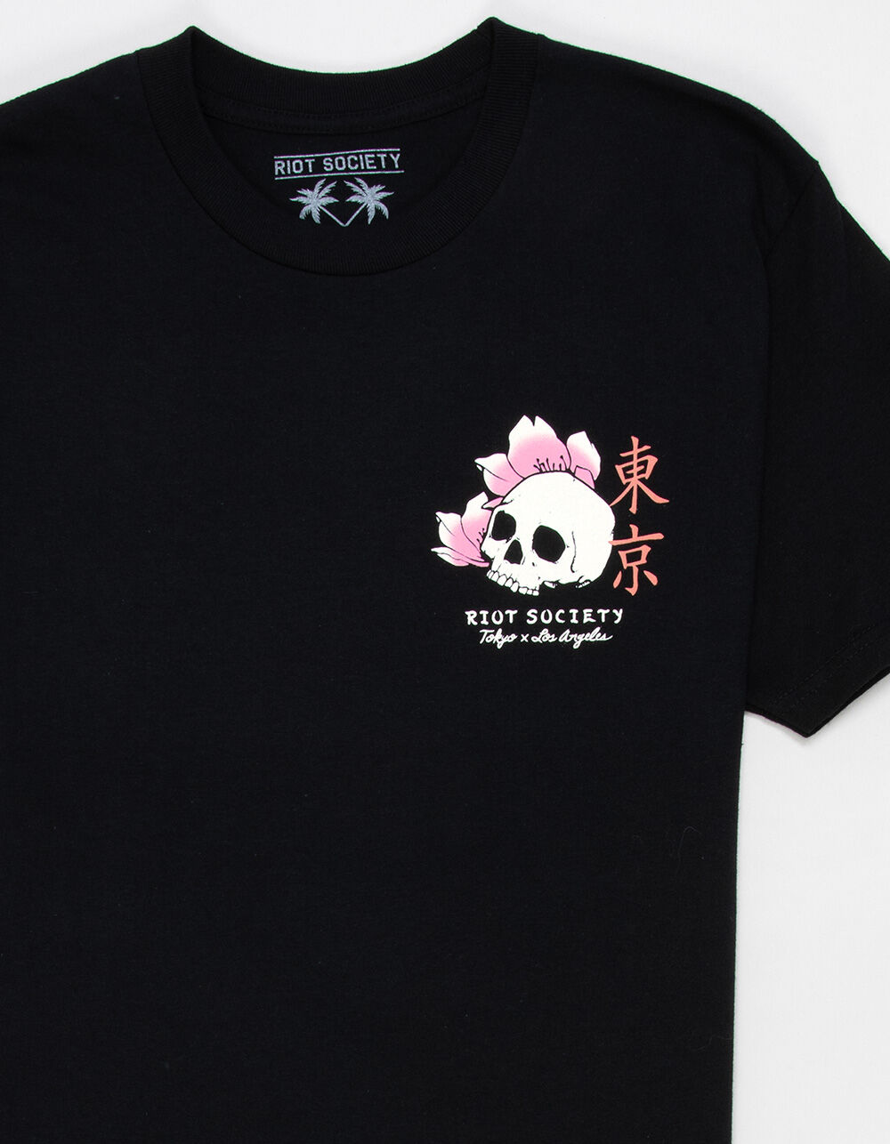 RIOT SOCIETY Koi Blossom Mens Tee - BLACK | Tillys
