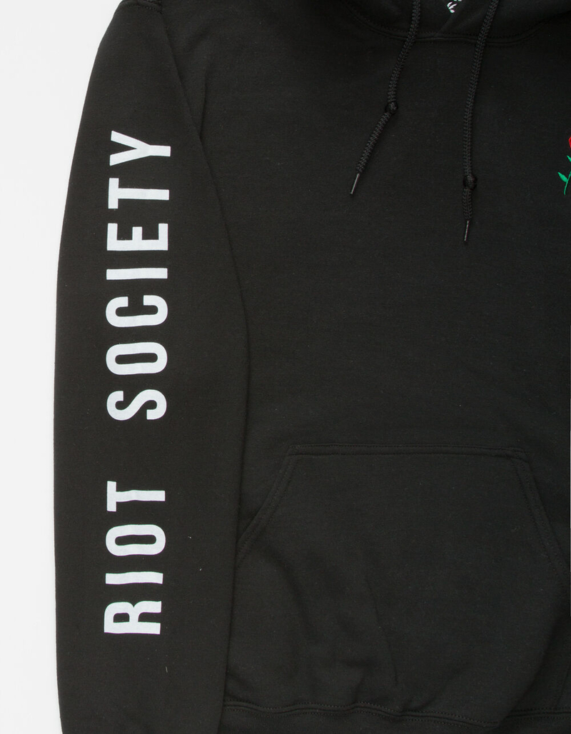 RIOT SOCIETY Rose Mens Hoodie image number 2