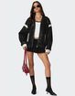 EDIKTED North Star Faux Leather Jacket image number 2