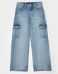JOE'S Mia Girls Wide Leg Cargo Jeans image number 1