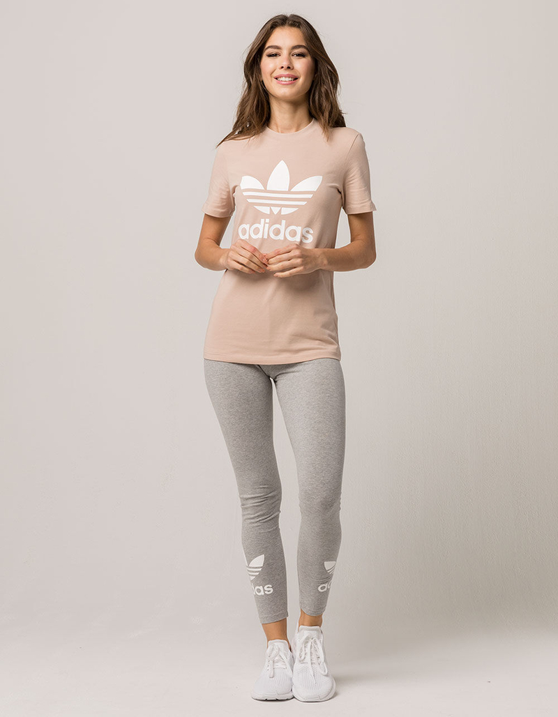 ADIDAS Trefoil Tan Womens Tee image number 3