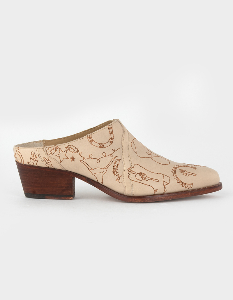 FREE PEOPLE New Frontier Womens Western Mules image number 1