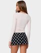 EDIKTED Orla Peekaboo Lace Cupped Top image number 3
