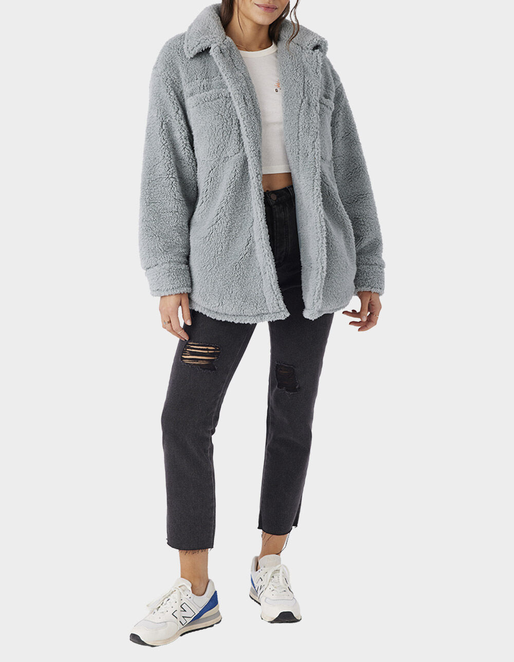 O'NEILL Heath Solid Womens Jacket - BLUE - XS | Tillys