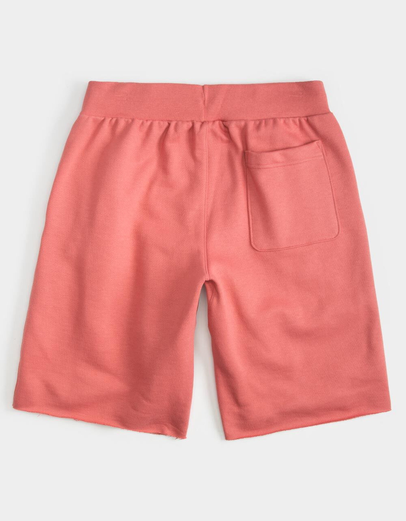 CHAMPION Cutoff Mens Dark Pink Sweat Shorts image number 1