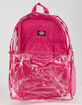 DICKIES Clear PVC Pink Backpack image number 1