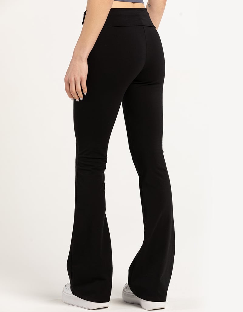TILLYS Essential Womens Flare Leggings BLACK Tillys