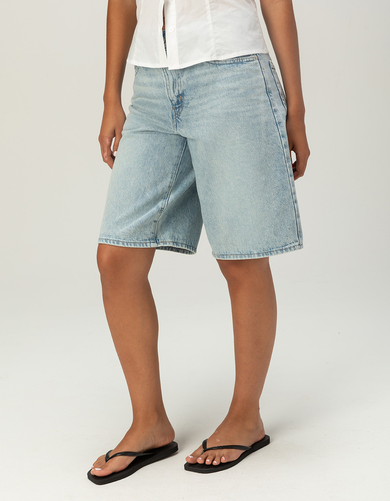 LEVI'S Womens Middy Jorts - Abraided Art image number 2