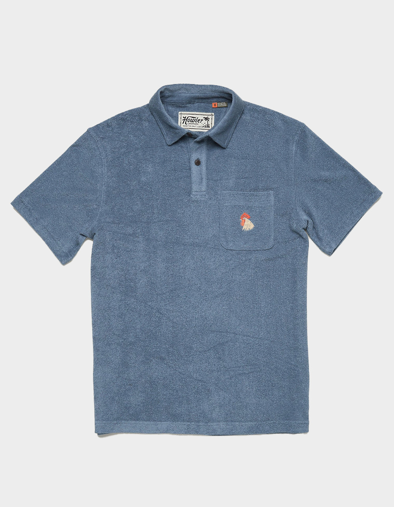 HOWLER BROTHERS Plusherman Terry Mens Polo Shirt image number 0