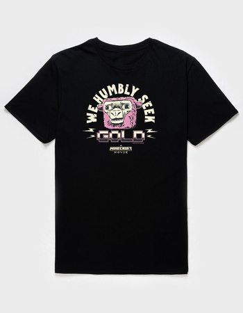 A MINECRAFT MOVIE Humbly Seek Gold Unisex Tee Primary Image