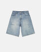 WESC Mens Denim Long Shorts image number 1