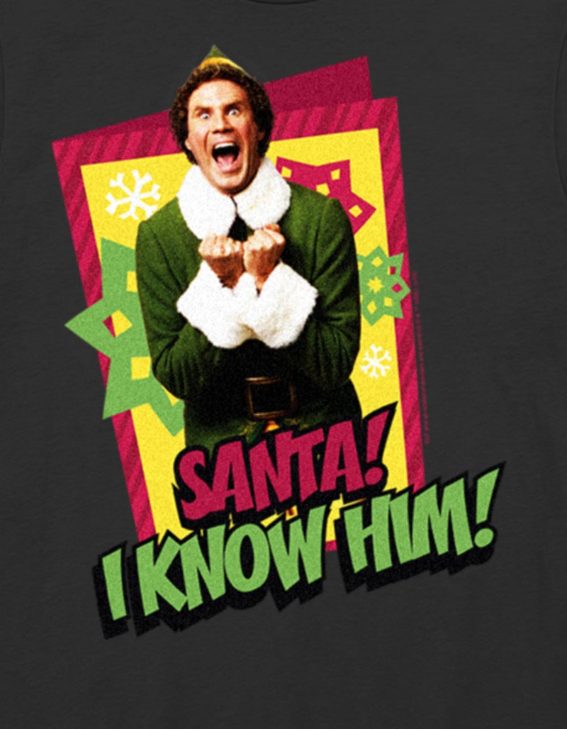 ELF Santa I Know Him Unisex Holiday Tee image number 1