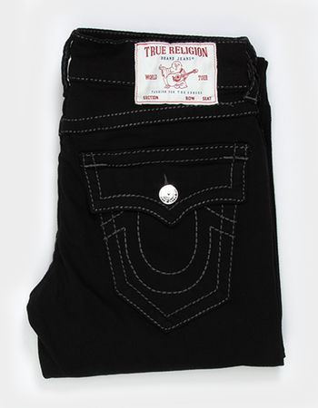 TRUE RELIGION Ricky Big T Flap Mens Relaxed Straight Jeans Alternative Image