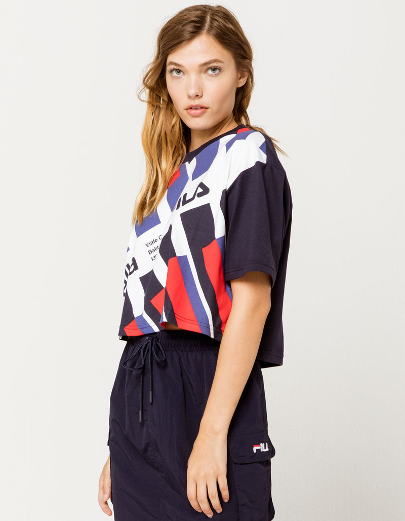 FILA Michi Womens Crop Tee image number 1