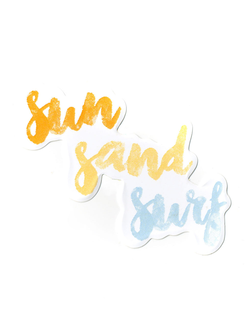 Sun Sand Surf Sticker image number 0