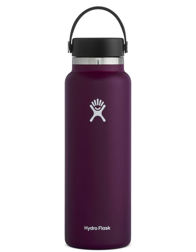 HYDRO FLASK Eggplant 40oz Wide Mouth Water Bottle image number 0