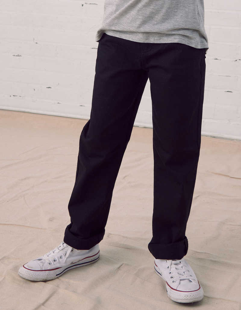 RSQ Boys Slim Stretch Black Jeans image number 1