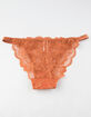 FULL TILT Lace Cheeky Burnt Orange Panties image number 2
