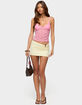 EDIKTED Eira Sheer Lace Tank Top image number 5