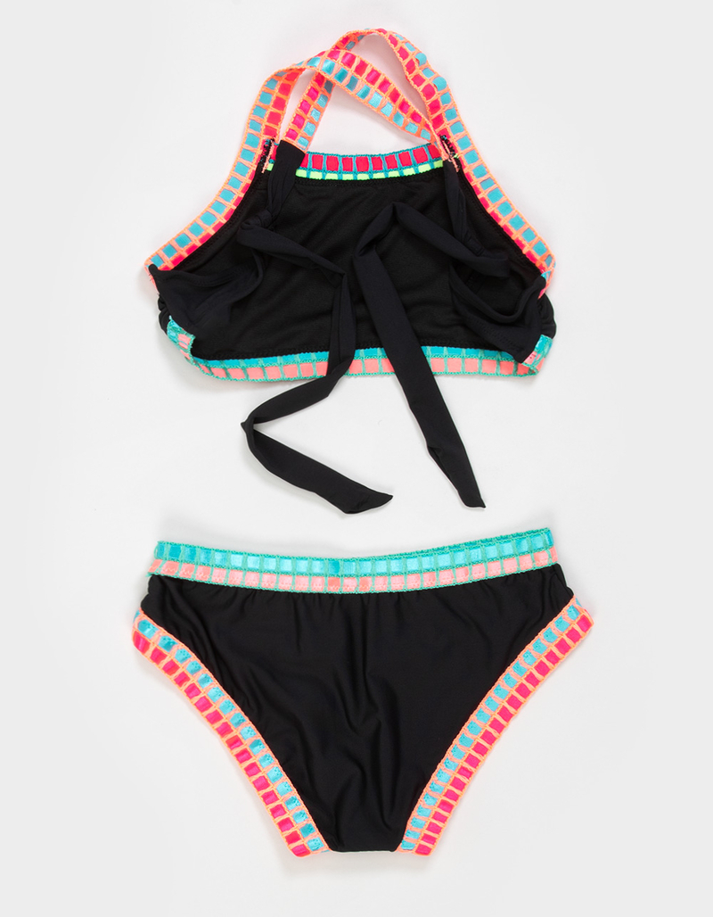 BEACH LINGO Girls Bralette Bikini Set image number 1