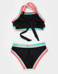BEACH LINGO Girls Bralette Bikini Set image number 2