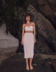 WEST OF MELROSE Womens Textured Midi Skirt image number 1