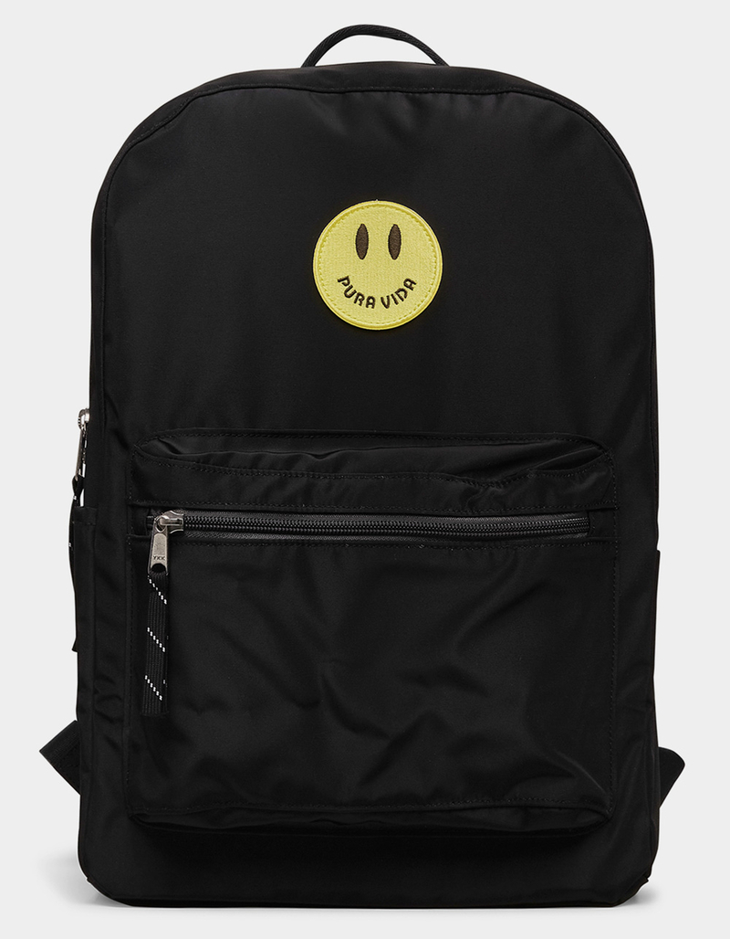 PURA VIDA Smiley Face Backpack image number 0