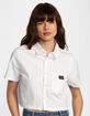 RVCA Recession Womens Button Up Shirt image number 1