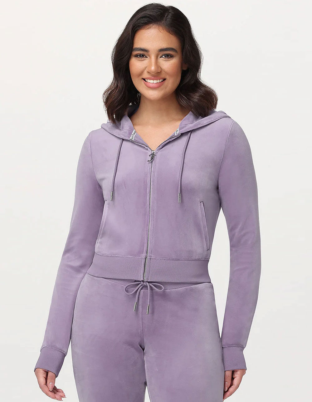 juicy Big Bling Towel Terry Zip Hoodie - Juicy Couture