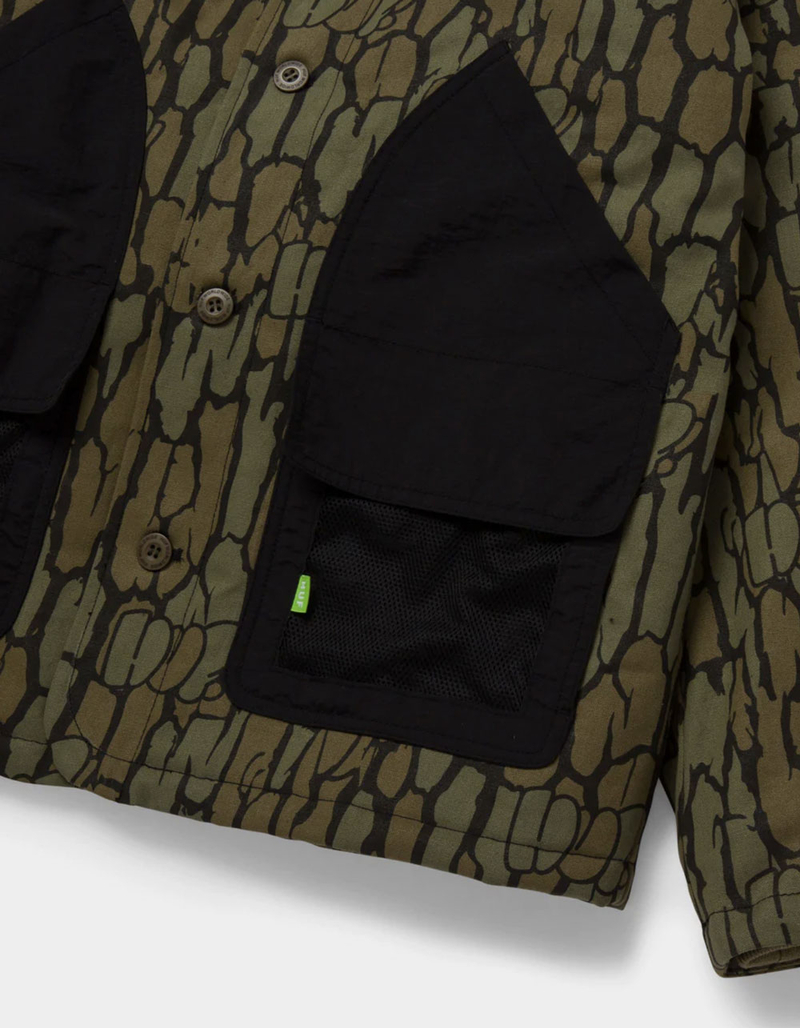 HUF Hudson Camo Work Mens Jacket image number 6