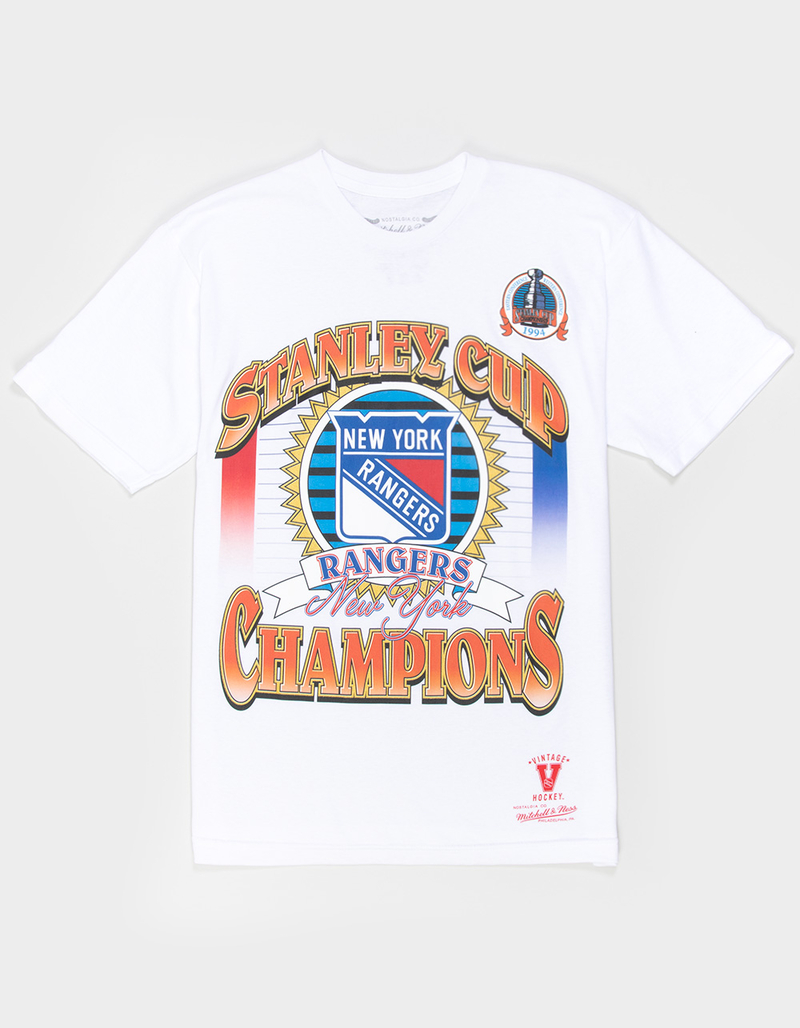 MITCHELL & NESS NHL New York Rangers Stanley Cup Champs Mens Tee image number 0