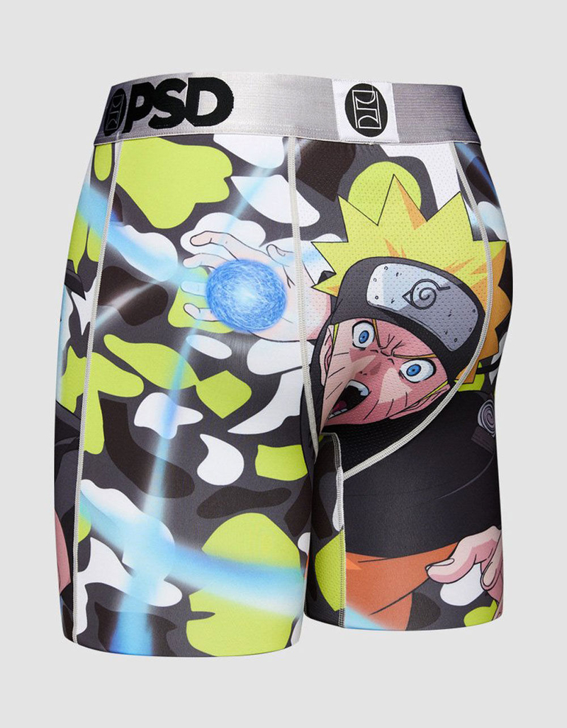 PSD Naruto Camo Mens Boxer Briefs image number 2