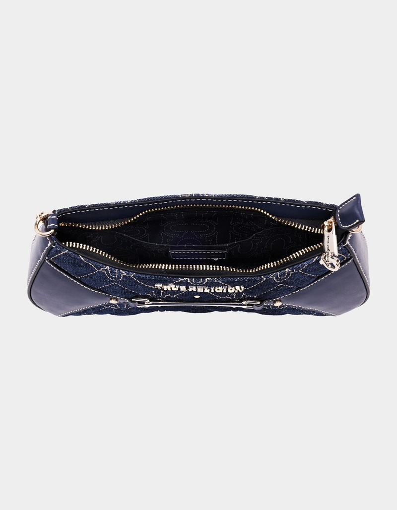 TRUE RELIGION Studded Denim Chain Shoulder Bag image number 5