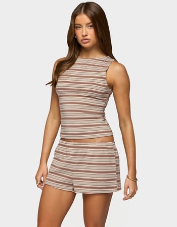 EDIKTED Glennon Striped Top Alternative Image