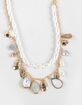 FULL TILT Layered Multi Shell Necklace image number 2