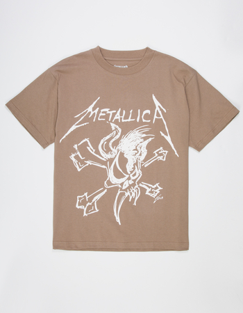 METALLICA Hand Drawn Mens Boxy Tee Primary Image