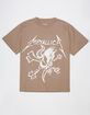 METALLICA Hand Drawn Mens Boxy Tee image number 1