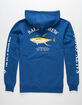 SALTY CREW Ahi Mount Electric Blue Mens Hoodie image number 2