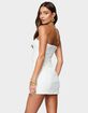EDIKTED Textured Flowers Strapless Mini Dress image number 3