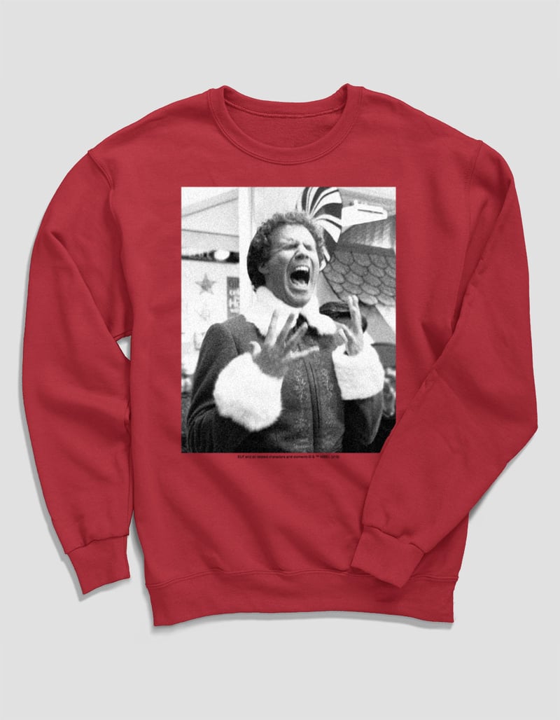 ELF Screaming Buddy Unisex Crewneck Sweatshirt image number 0