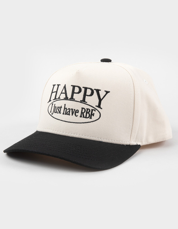 THE HAPPIEST Happy I Just Have RBF Womens Snapback Hat Primary Image