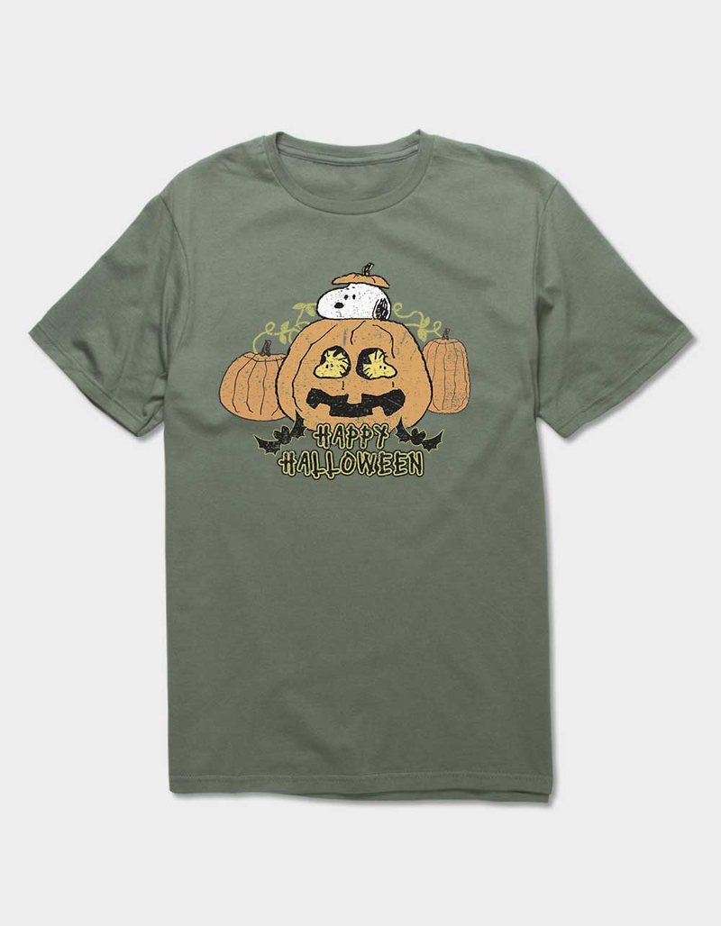 PEANUTS Happy Halloween Distressed Unisex Tee image number 0