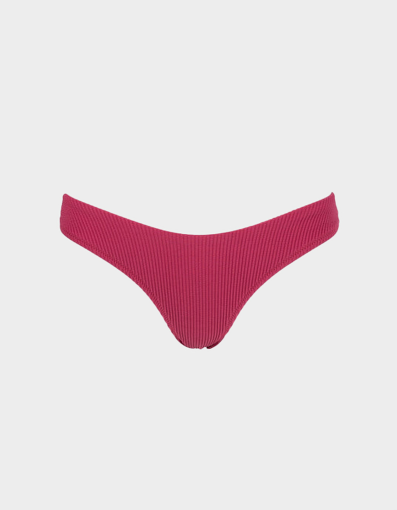 RHYTHM Isla Rib Holiday Womens Cheeky Bikini Bottoms image number 5