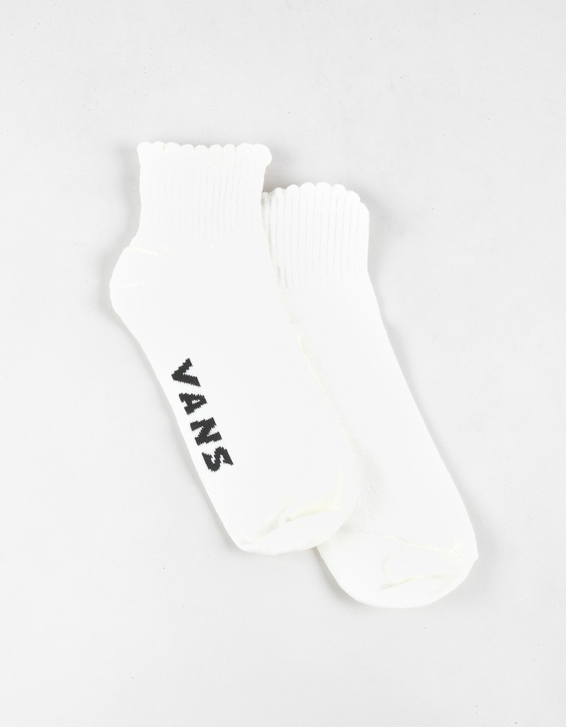 VANS Scallop Womens Quarter Crew Socks image number 0