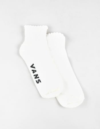 VANS Scallop Womens Quarter Crew Socks Primary Image