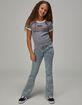RSQ Girls Low Rise Flare Jeans image number 5